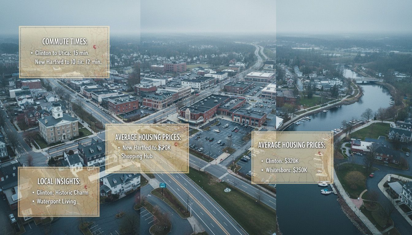 Clinton vs. New Hartford vs. Whitesboro: Which Oneida County Town Is Right for Your Budget and Commute?